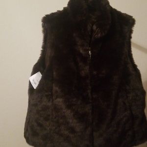 Liz claiborne woman 2x sienna faux vest